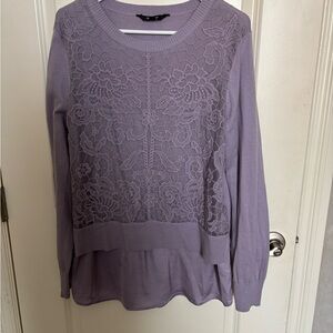 Lavender Lace Women's Top By Simply Vera Wang